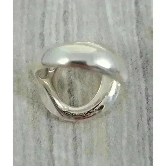 Tiffany & Co Sterling Silver Elsa Peretti Sevillana Ring Size 5.25 - Picture 8 of 10